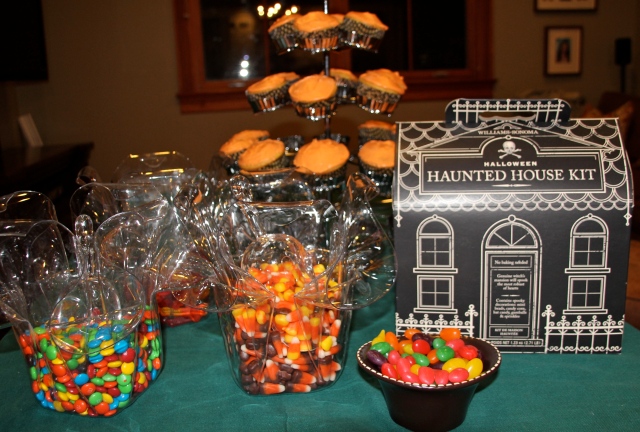 Cupcakes, candy and a Haunted House.